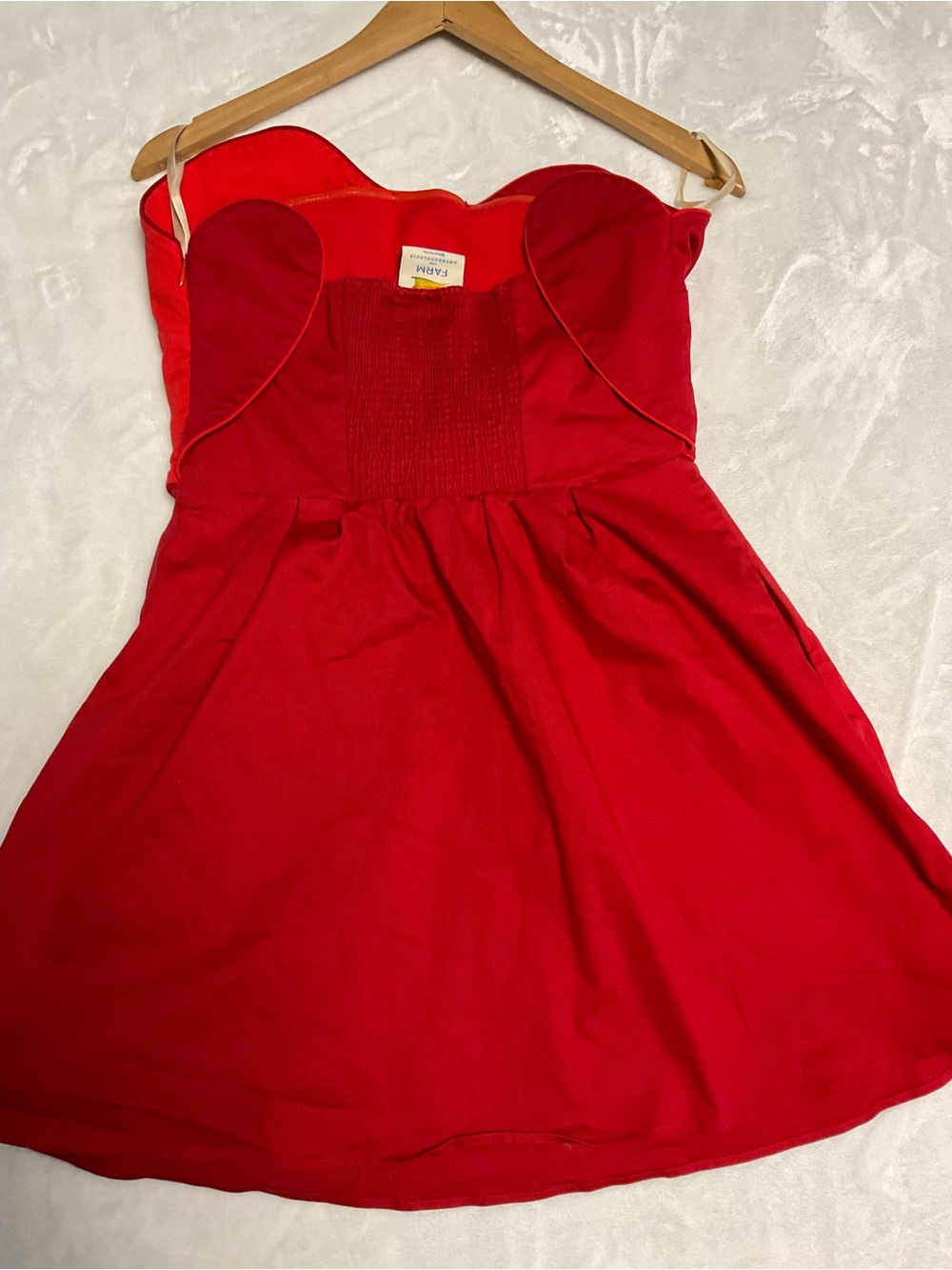 FARM Rio Strapless Heart Mini Dress - Picture 10 of 15